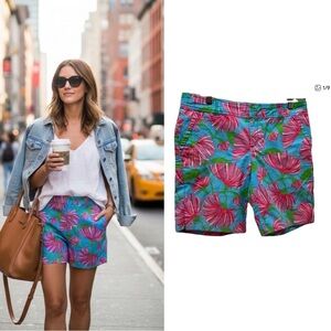 💐Lilly Pulitzer women’s floral shorts size 8GUC